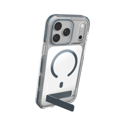 ZAGG Santa Cruz Snap KS Metallic - etui do iPhone 18 Pro Max / 17 Pro Max kompatybilne z MagSafe (blue shimmer), widok 7