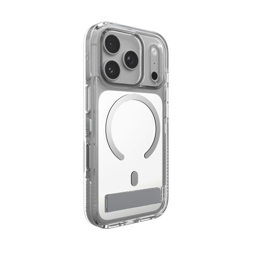ZAGG Santa Cruz Snap KS Metallic - etui do iPhone 18 Pro / 17 Pro kompatybilne z MagSafe (silver), widok 3