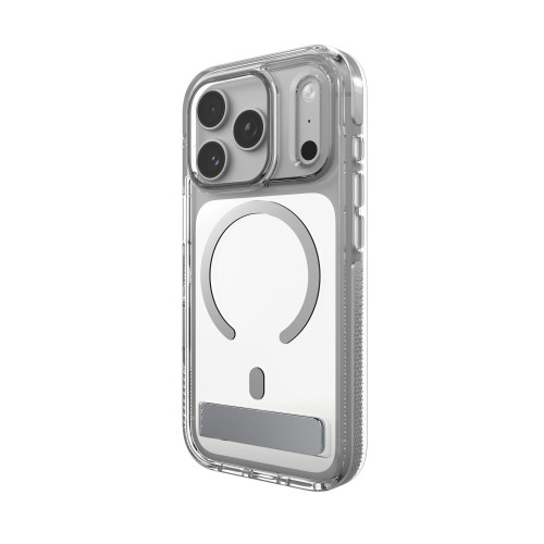 ZAGG Santa Cruz Snap KS Metallic - etui do iPhone 18 Pro / 17 Pro kompatybilne z MagSafe (silver), widok 4