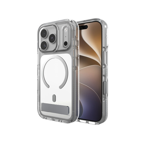 ZAGG Santa Cruz Snap KS Metallic - etui do iPhone 18 Pro / 17 Pro kompatybilne z MagSafe (silver), widok 6