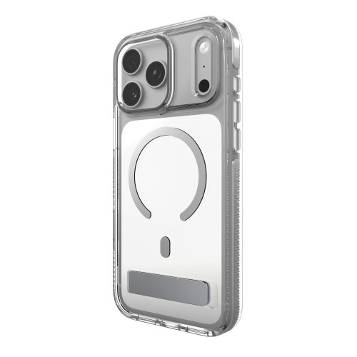 ZAGG Santa Cruz Snap KS Metallic - etui do iPhone 18 Pro Max / 17 Pro Max kompatybilne z MagSafe (silver), widok 2