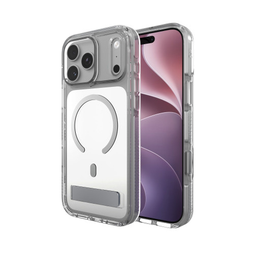 ZAGG Santa Cruz Snap KS Metallic - etui do iPhone 18 Pro Max / 17 Pro Max kompatybilne z MagSafe (silver), widok 5