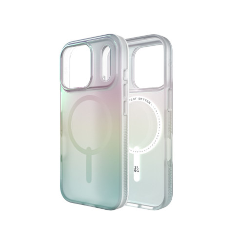 ZAGG Milan Snap - etui do iPhone 18 Pro / 17 Pro kompatybilne z MagSafe (iridescent), widok 6