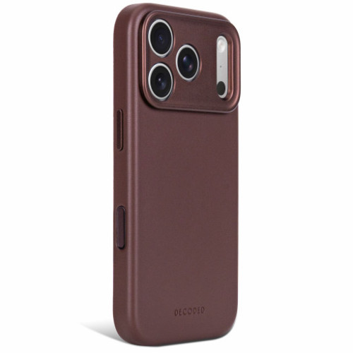 Decoded Leather Backcover - skórzane etui do iPhone 18 Pro / 17 Pro kompatybilne z MagSafe (chocolat brown), widok 4