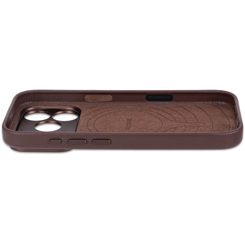 Decoded Leather Backcover - skórzane etui do iPhone 18 Pro / 17 Pro kompatybilne z MagSafe (chocolat brown), widok 6