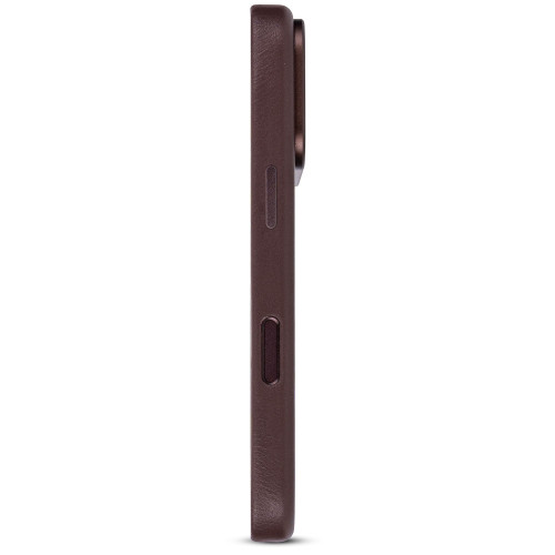 Decoded Leather Backcover - skórzane etui do iPhone 18 Pro / 17 Pro kompatybilne z MagSafe (chocolat brown), widok 7