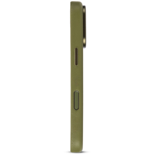 Decoded Leather Backcover - skórzane etui do iPhone 18 Pro / 17 Pro kompatybilne z MagSafe (moss green), Ansicht 7