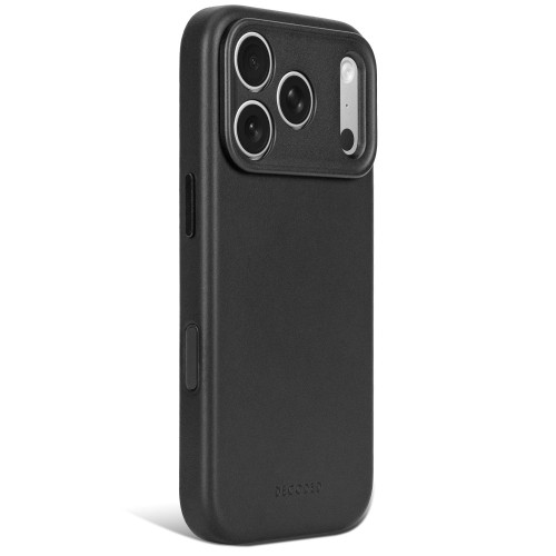Decoded Leather Backcover - skórzane etui do iPhone 18 Pro Max / 17 Pro Max kompatybilne z MagSafe (black), Ansicht 2