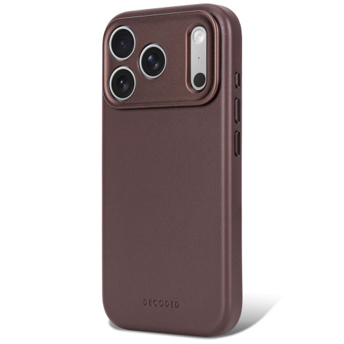 Decoded Leather Backcover - skórzane etui do iPhone 18 Pro Max / 17 Pro Max kompatybilne z MagSafe (chocolat brown), widok 7