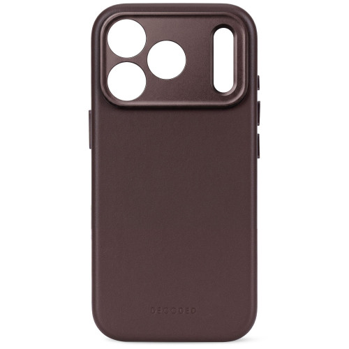 Decoded Leather Backcover - skórzane etui do iPhone 18 Pro Max / 17 Pro Max kompatybilne z MagSafe (chocolat brown), widok 8