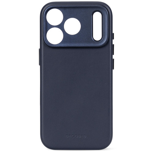 Decoded Leather Backcover - skórzane etui do iPhone 18 Pro Max / 17 Pro Max kompatybilne z MagSafe (midnight), widok 8