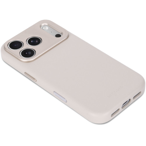 Decoded Leather Backcover - skórzane etui do iPhone 18 Pro Max / 17 Pro Max kompatybilne z MagSafe (taupe), widok 6