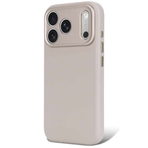 Decoded Leather Backcover - skórzane etui do iPhone 18 Pro Max / 17 Pro Max kompatybilne z MagSafe (taupe), widok 7