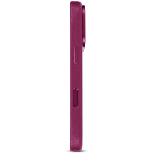 Decoded Leather Backcover - skórzane etui do iPhone 18 Pro Max / 17 Pro Max kompatybilne z MagSafe (aubergine), Ansicht 6