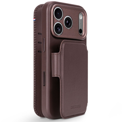 Decoded Leather Detachable Wallet - skórzane etui do iPhone 18 Pro Max / 17 Pro Max kompatybilne z MagSafe (chocolat brown), widok 2