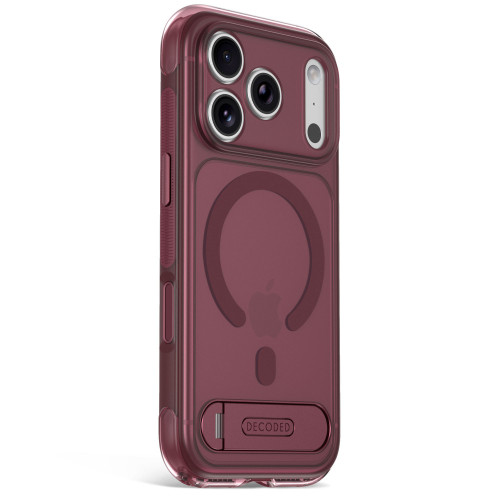 Decoded AntiMicrobial Hybrid Stand Backcover - etui z podstawką do iPhone 18 Pro / 17 Pro kompatybilne z MagSafe (rose quartz), nézet 7