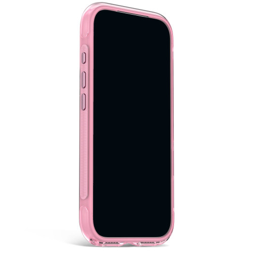 Decoded AntiMicrobial Hybrid Stand Backcover - etui z podstawką do iPhone 18 Pro Max / 17 Pro Max kompatybilne z MagSafe (clear pink), pohled 3