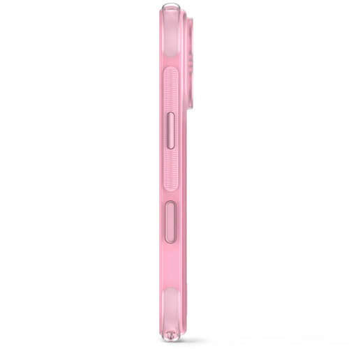 Decoded AntiMicrobial Hybrid Stand Backcover - etui z podstawką do iPhone 18 Pro Max / 17 Pro Max kompatybilne z MagSafe (clear pink), pohled 7