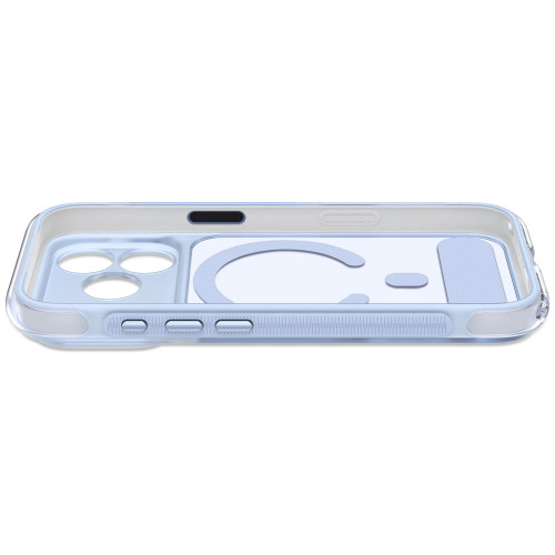 Decoded AntiMicrobial Hybrid Stand Backcover - etui z podstawką do iPhone 18 Pro Max / 17 Pro Max kompatybilne z MagSafe (clear navy), pohled 6