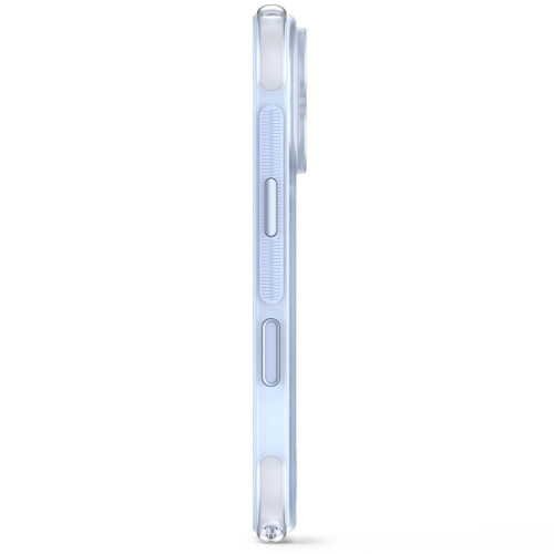 Decoded AntiMicrobial Hybrid Stand Backcover - etui z podstawką do iPhone 18 Pro Max / 17 Pro Max kompatybilne z MagSafe (clear navy), pohled 7