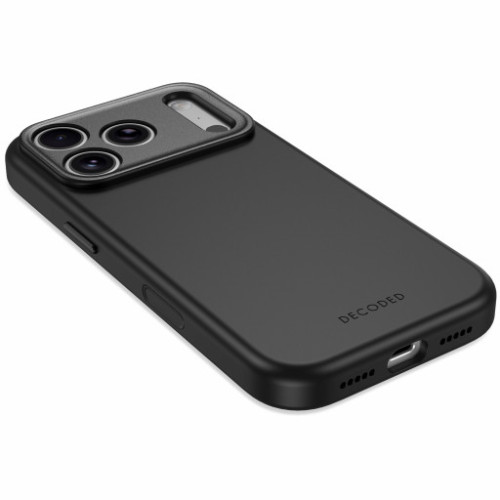 Decoded AntiMicrobial Silicone Backcover - etui do iPhone 18 Pro / 17 Pro kompatybilne z MagSafe (carbon black), widok 4