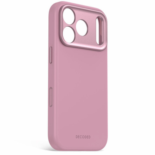 Decoded AntiMicrobial Silicone Backcover - etui do iPhone 18 Pro / 17 Pro kompatybilne z MagSafe (rose quartz), pohled 3