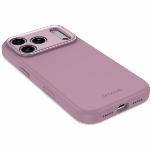 Decoded AntiMicrobial Silicone Backcover - etui do iPhone 18 Pro / 17 Pro kompatybilne z MagSafe (rose quartz), pohled 4
