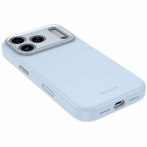 Decoded AntiMicrobial Silicone Backcover - etui do iPhone 18 Pro / 17 Pro kompatybilne z MagSafe (sky blue), widok 4