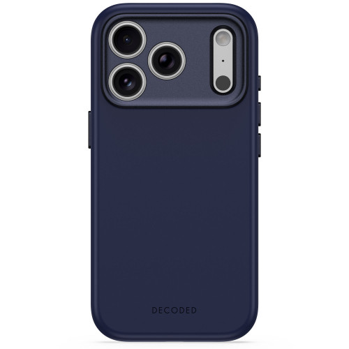 Decoded AntiMicrobial Silicone Backcover - etui do iPhone 18 Pro / 17 Pro kompatybilne z MagSafe (atlantic blue)