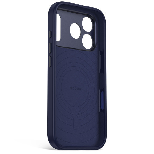 Decoded AntiMicrobial Silicone Backcover - etui do iPhone 18 Pro / 17 Pro kompatybilne z MagSafe (atlantic blue), view 6