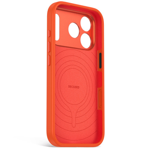 Decoded AntiMicrobial Silicone Backcover - etui do iPhone 18 Pro / 17 Pro kompatybilne z MagSafe (terracotta), Ansicht 6