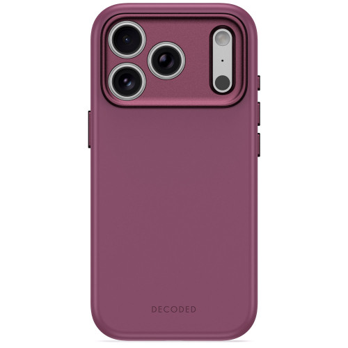Decoded AntiMicrobial Silicone Backcover - etui do iPhone 18 Pro / 17 Pro kompatybilne z MagSafe (plum)