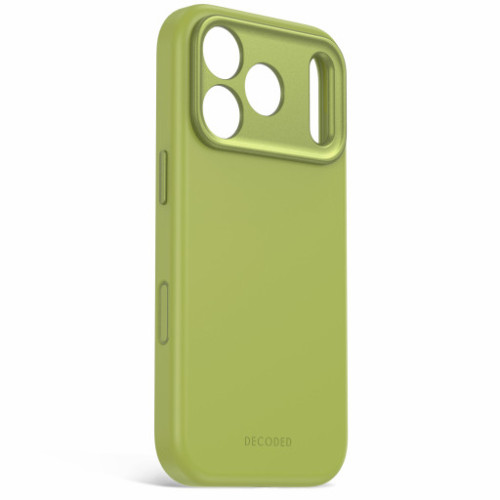 Decoded AntiMicrobial Silicone Backcover - etui do iPhone 18 Pro / 17 Pro kompatybilne z MagSafe (moss green), pohled 3