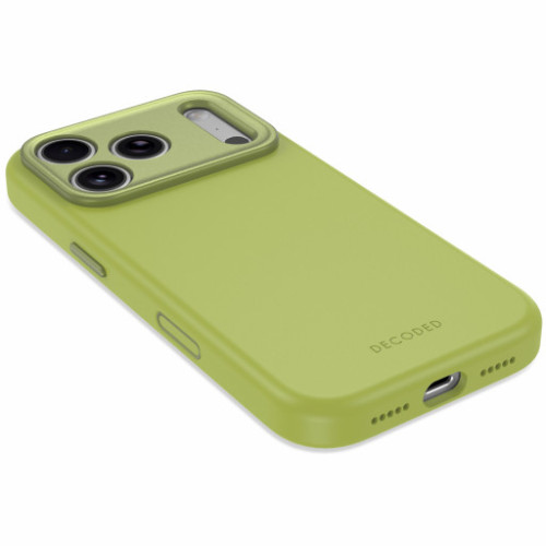 Decoded AntiMicrobial Silicone Backcover - etui do iPhone 18 Pro / 17 Pro kompatybilne z MagSafe (moss green), pohled 4