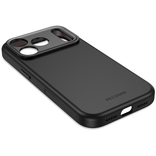 Decoded AntiMicrobial Silicone Backcover - etui do iPhone 18 Pro Max / 17 Pro Max kompatybilne z MagSafe (carbon black), widok 7