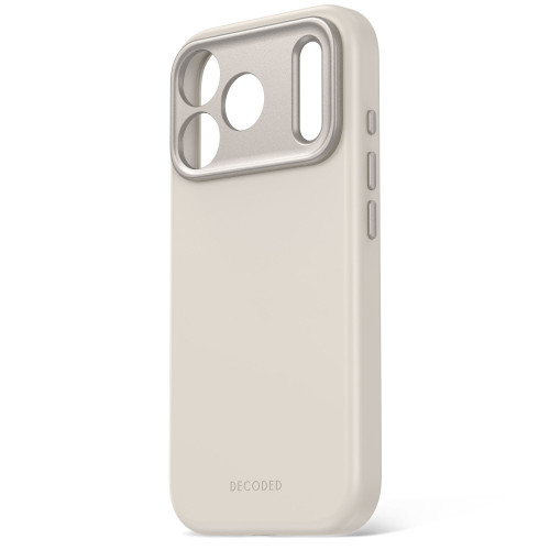 Decoded AntiMicrobial Silicone Backcover - etui do iPhone 18 Pro Max / 17 Pro Max kompatybilne z MagSafe (pebble grey), widok 8