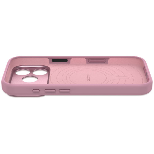 Decoded AntiMicrobial Silicone Backcover - etui do iPhone 18 Pro Max / 17 Pro Max kompatybilne z MagSafe (rose quartz ), pohled 4