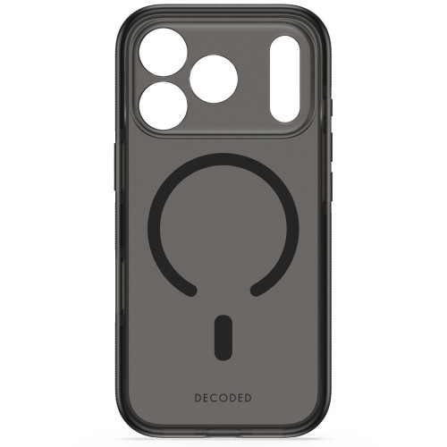 Decoded DropTec Transparent Backcover - etui do iPhone 18 Pro / 17 Pro kompatybilne z MagSafe (frosted black)
