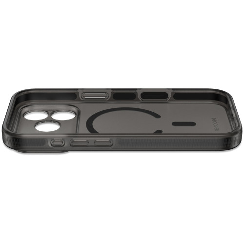 Decoded DropTec Transparent Backcover - etui do iPhone 18 Pro Max / 17 Pro Max kompatybilne z MagSafe (frosted black), widok 4