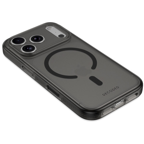 Decoded DropTec Transparent Backcover - etui do iPhone 18 Pro Max / 17 Pro Max kompatybilne z MagSafe (frosted black), widok 6