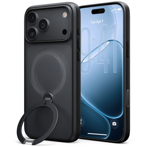TORRAS Ostand Q3 Spin - etui do iPhone 18 Pro Max / 17 Pro Max kompatybilne z MagSafe (black), view 2