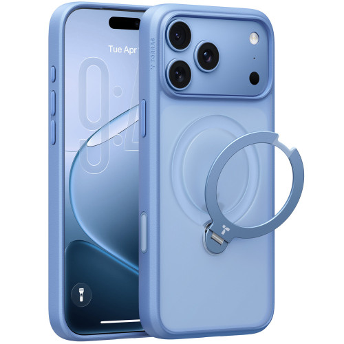 TORRAS Ostand Q3 Spin - etui do iPhone 18 Pro Max / 17 Pro Max kompatybilne z MagSafe (blue), nézet 5