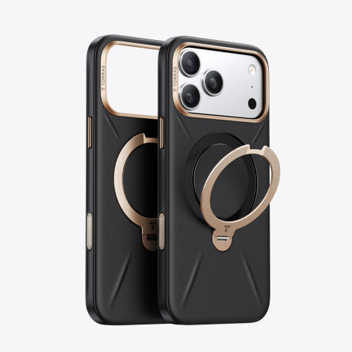TORRAS Ostand Q3 VegSkin - etui do iPhone 18 Pro / 17 Pro kompatybilne z MagSafe (black), view 2