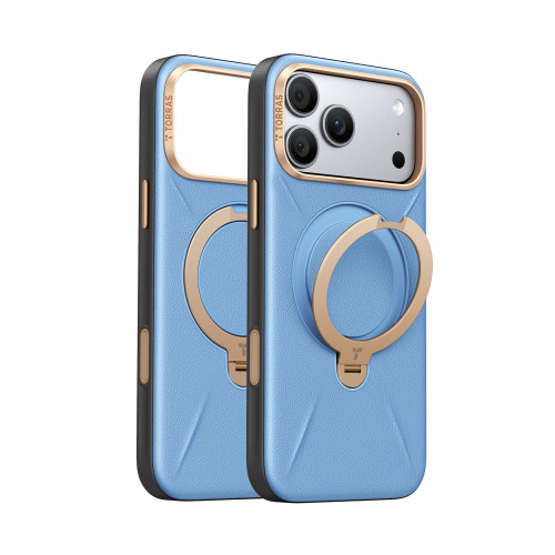 TORRAS Ostand Q3 VegSkin - etui do iPhone 18 Pro / 17 Pro kompatybilne z MagSafe (blue)