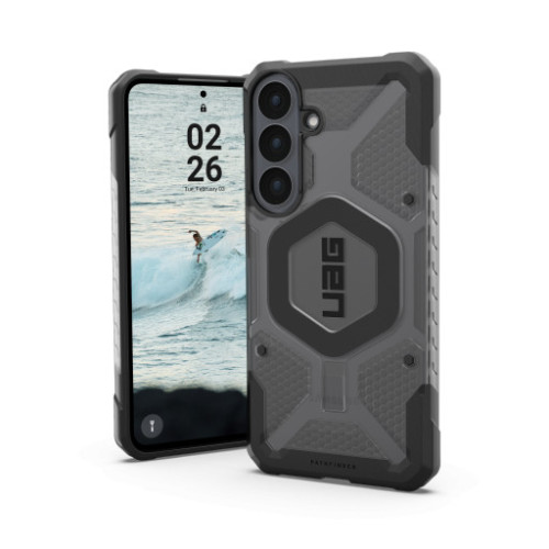 UAG Pathfinder Clear Magnet - etui z wbudowanym modułem magnetycznym do Samsung Galaxy S26 FE (ash/black)