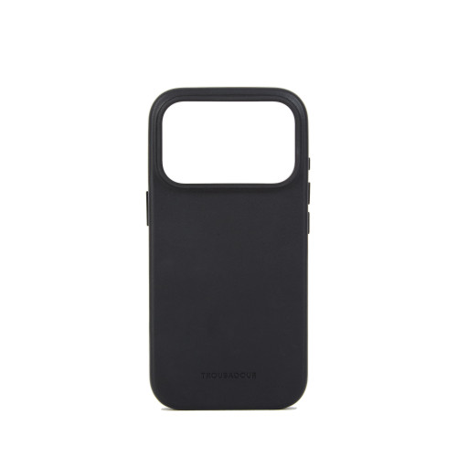 Troubadour Leather Case - etui skórzane do iPhone 18 Pro / 17 Pro kompatybilne z MagSafe (black), view 5