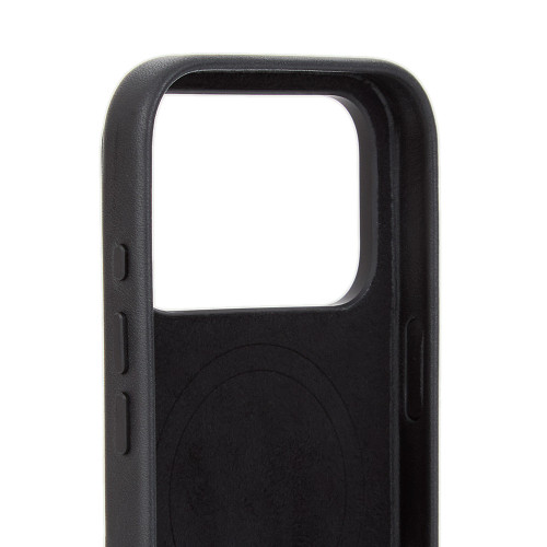 Troubadour Leather Case - etui skórzane do iPhone 18 Pro / 17 Pro kompatybilne z MagSafe (black), view 6
