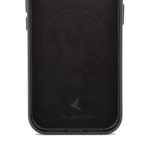 Troubadour Leather Case - etui skórzane do iPhone 18 Pro / 17 Pro kompatybilne z MagSafe (black), view 8