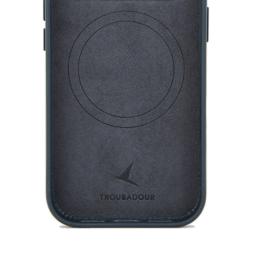 Troubadour Leather Case - etui skórzane do iPhone 18 Pro / 17 Pro kompatybilne z MagSafe (basalt), view 8