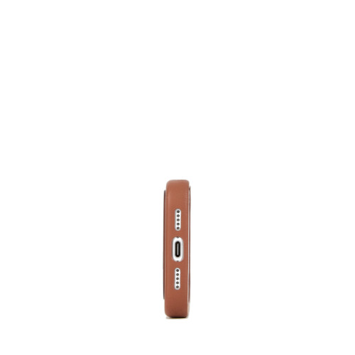 Troubadour Leather Case - etui skórzane do iPhone 18 Pro / 17 Pro kompatybilne z MagSafe (tan), view 4